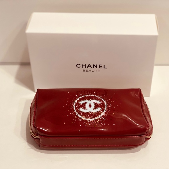 Chanel holiday cosmetics makeup bag - Picture 3 of 5